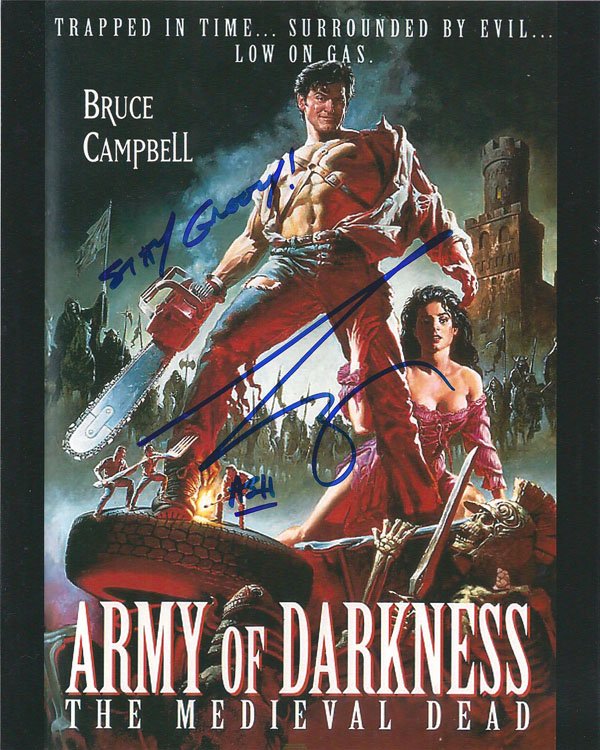 Bruce Campell Autographed 8x10 photo