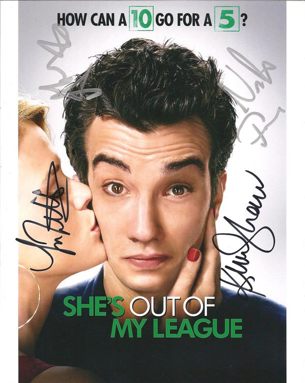She's Out Of My League Cast Autographed 8x10 photo