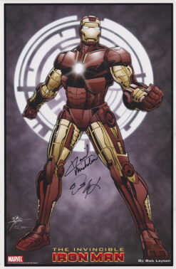The Invincible Iron Man Autographed 11X17 Poster