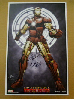 The Invincible Iron Man Autographed 11X17 Poster - Image 2