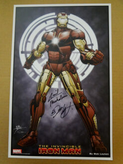 The Invincible Iron Man Autographed 11X17 Poster - Image 2