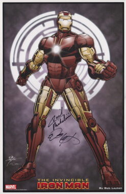 The Invincible Iron Man Autographed 11X17 Poster