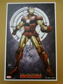 The Invincible Iron Man Autographed 11X17 Poster - Image 2