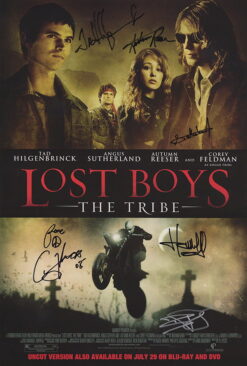 Lost Boys Cast Autographed 13X20 Poster