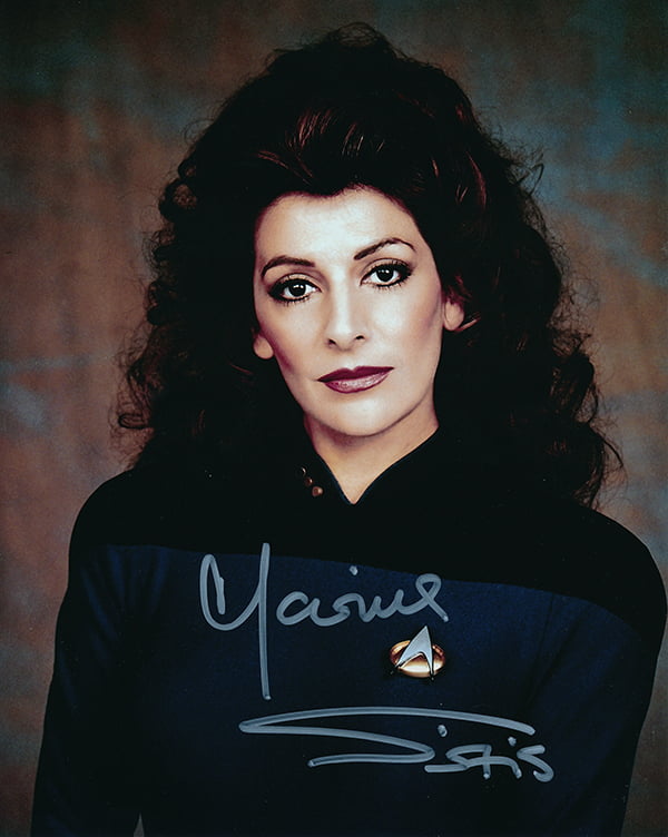 Marina Sirtis Autographed 8x10 photo