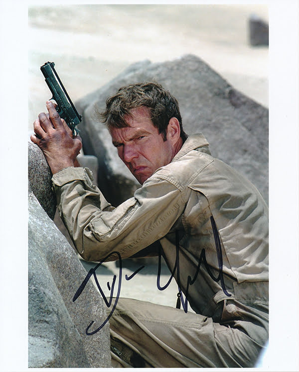 Dennis Quaid Autographed 8×10 photo