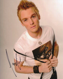 Aaron Carter Autographed 8×10 photo