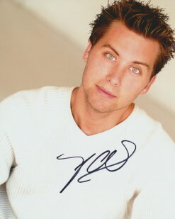 Lance Bass Autographed 8×10 photo
