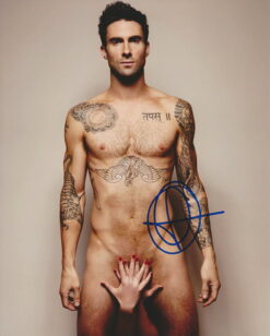 Adam Levine Autographed 8×10 photo