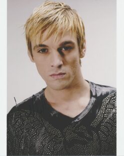 Aaron Carter Autographed 8×10 photo