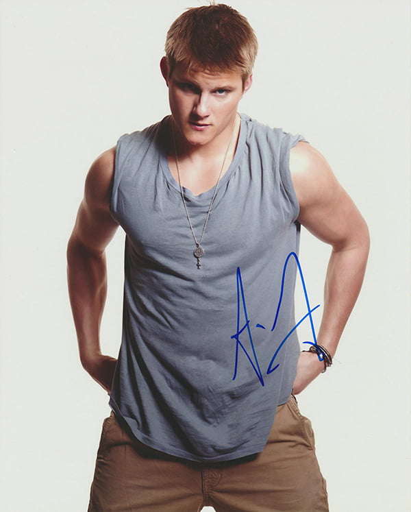 Alexander Ludwig Autographed 8×10 photo