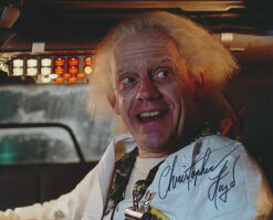 Christopher Lloyd Autographed 11X14 photo