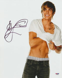 Zac Efron Autographed 11x14 Photo