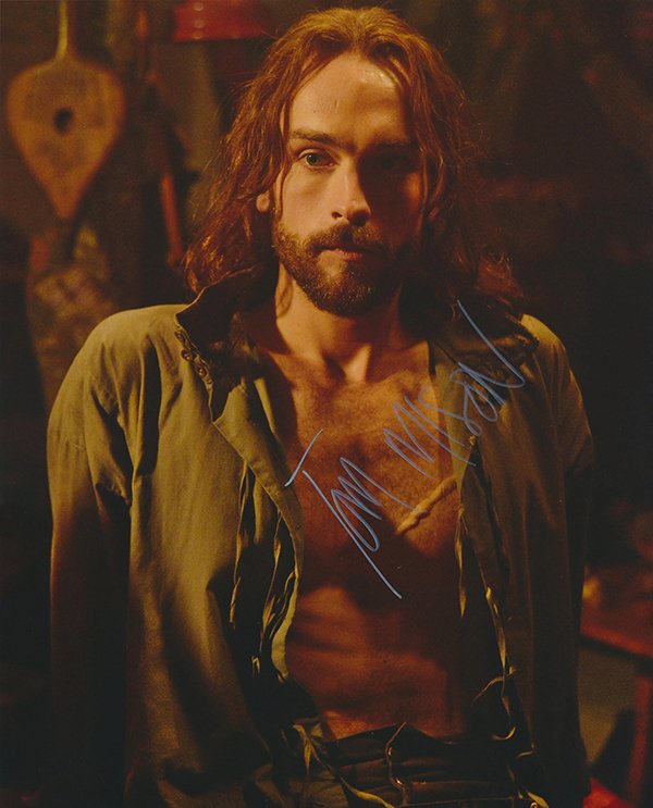Tom Mison Autographed 11x14 Photo - Shirtless "Sleepy Hollow" Signed Portrait