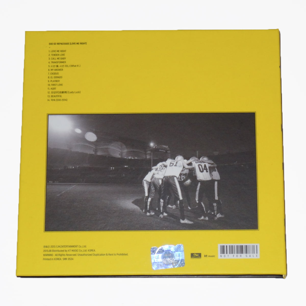 EXO Autographed Love Me Right Album – All Members Signed CD - Image 3