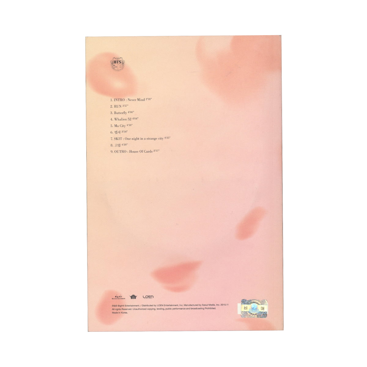 BTS In The Mood For Love Pt. 2 (화양연화 Pt.2) Peach Version – All Members Signed Promotional CD Album - Image 2