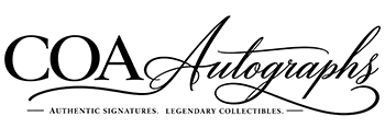COAutographs Authentic Autographed Memorabilia